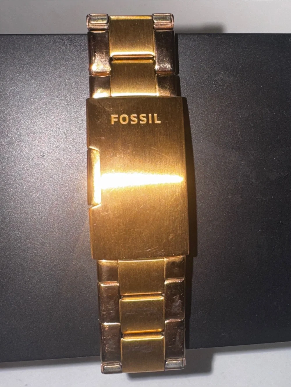 Fossil ES2811 Women's Gold-Tone Stainless Steel Quartz Analog Watch 100m